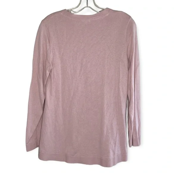 J. Jill cotton blend pink sweater size S petite - Picture 2 of 5
